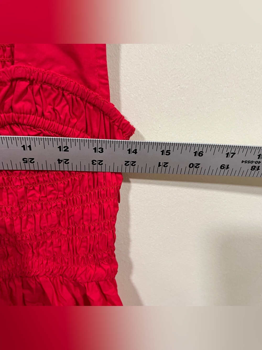 NWT GANNI Smocked Sweetheart Dress size 36 US 4 square neckline smocked bodice - Picture 12 of 13